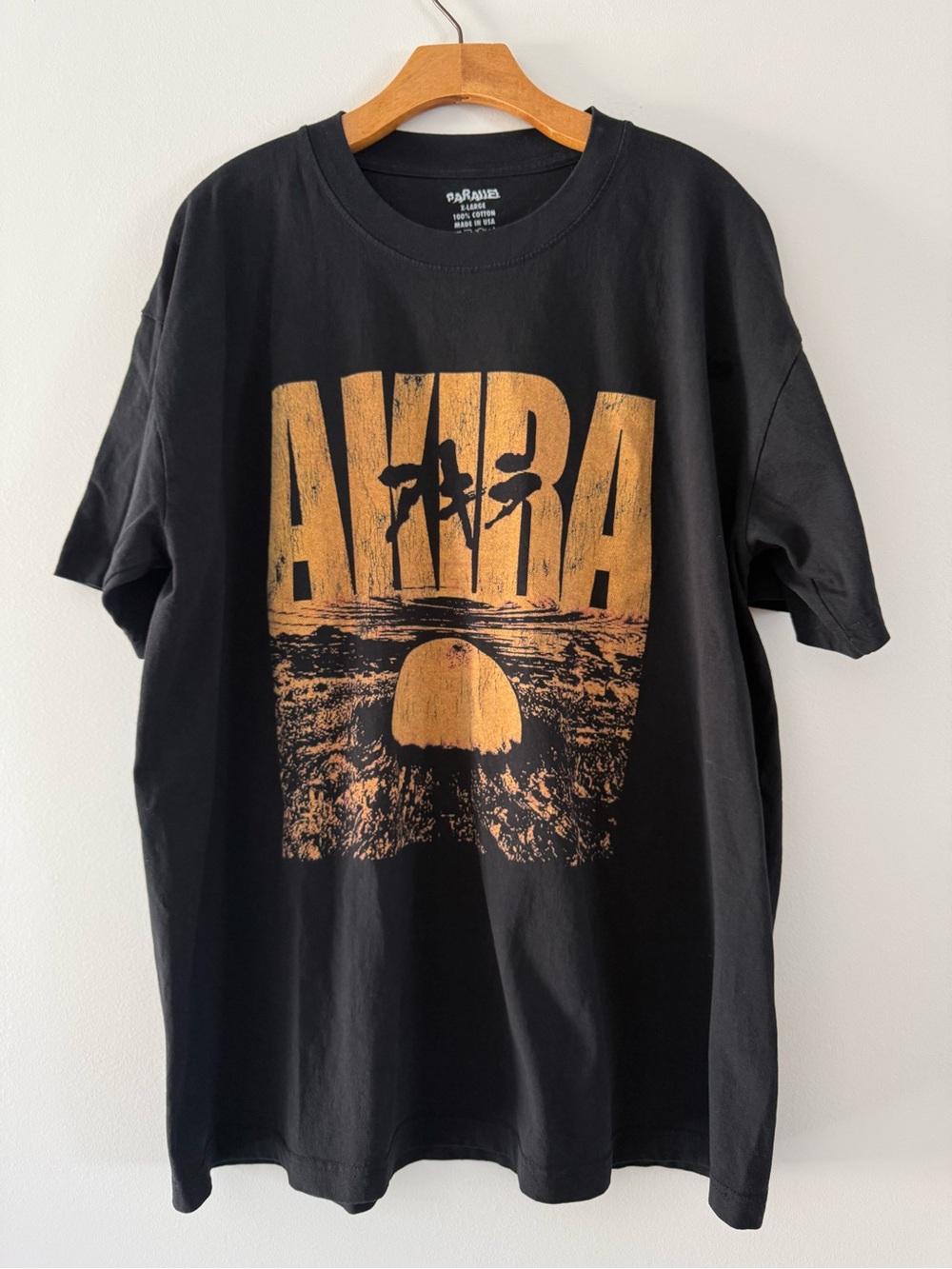 AKIRA Anime Graphic Tee Men’s XL Black Made in USA Oversized T-Shirt